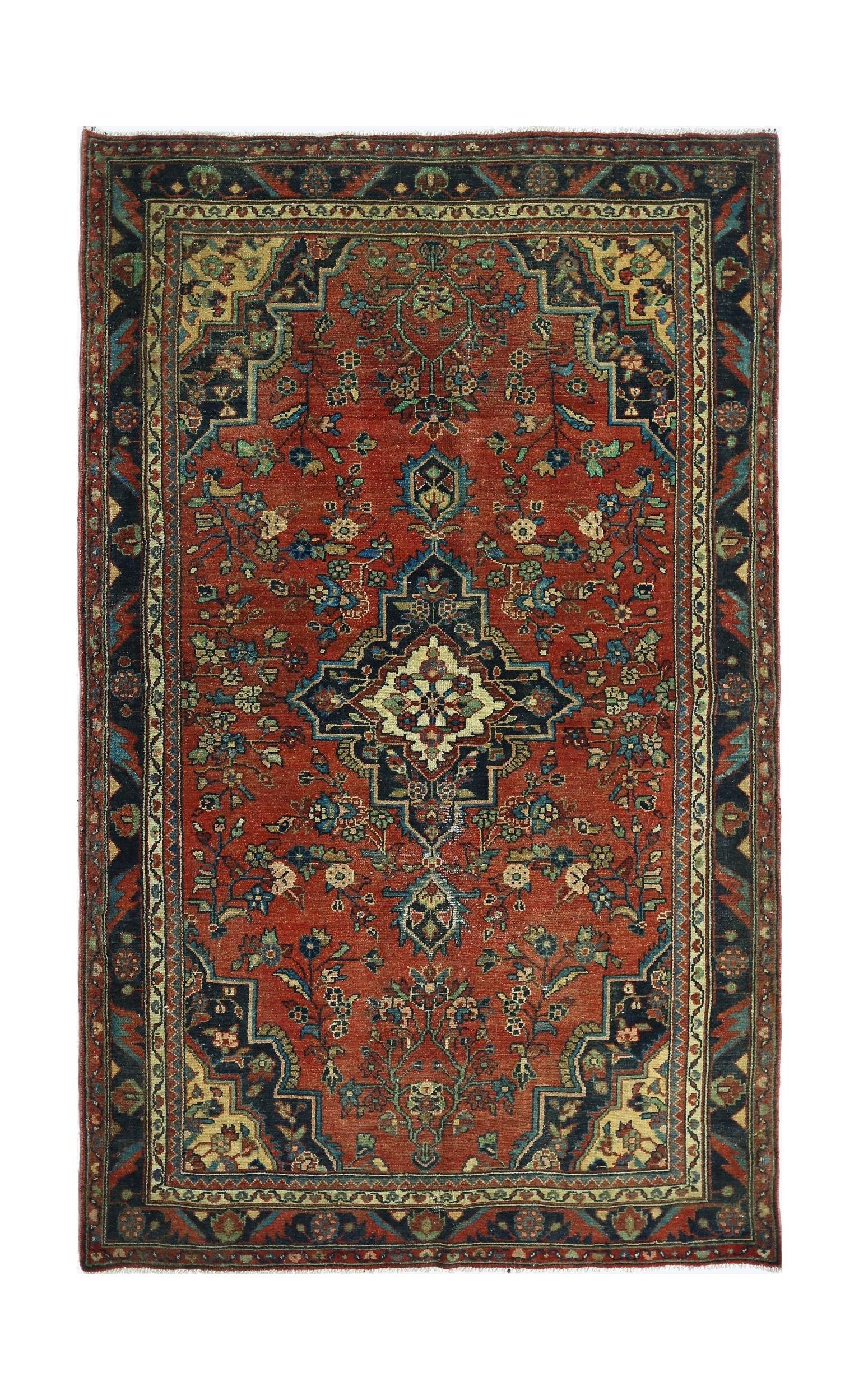 Vintage Persian Hamadan Rug