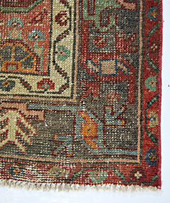 Handmade Vintage Persian Rug | 211 x 123 cm | 6'11" x 4' - Najaf Rugs & Textile