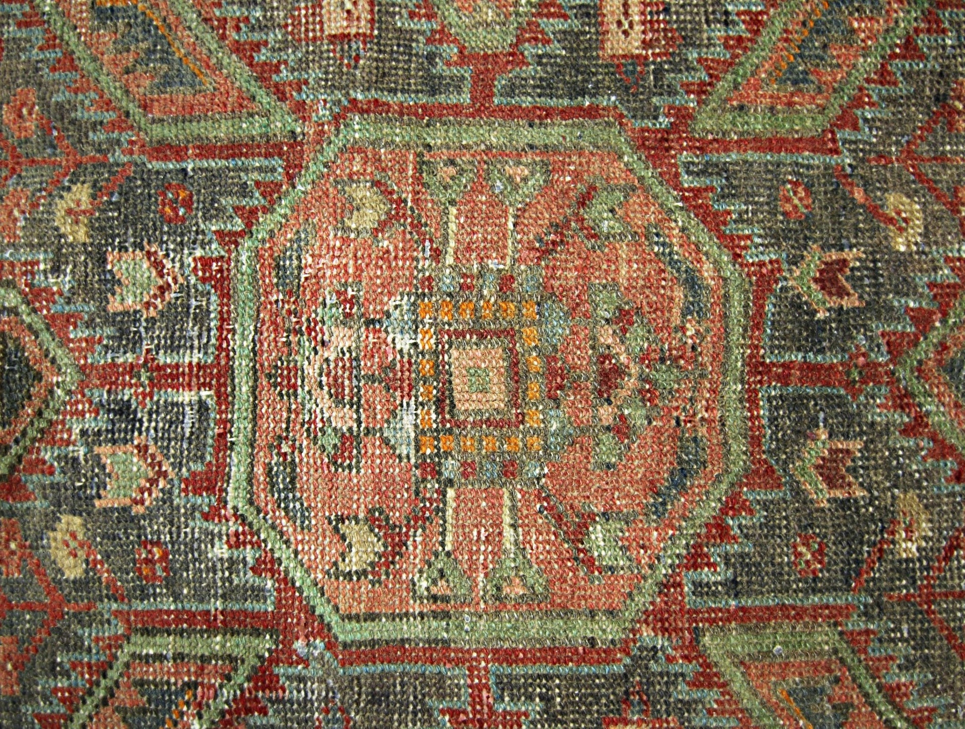 Handmade Vintage Persian Rug | 211 x 123 cm | 6'11" x 4' - Najaf Rugs & Textile