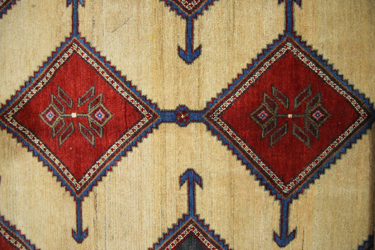 Handmade Vintage Persian Rug | 227 x 138 cm | 7'5" x 4'7" - Najaf Rugs & Textile