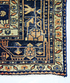 Handmade Vintage Persian Rug | 253 x 129 cm | 8'4" x 4'3" - Najaf Rugs & Textile