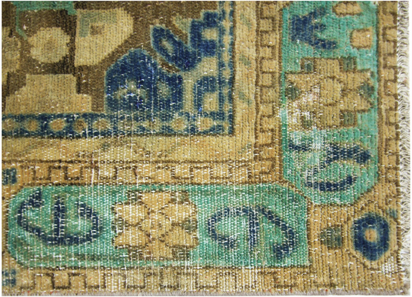 Handmade Vintage Persian Rug | 278 x 158 cm | 9'1" x 5'2" - Najaf Rugs & Textile