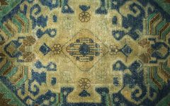 Handmade Vintage Persian Rug | 278 x 158 cm | 9'1" x 5'2" - Najaf Rugs & Textile