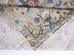 Handmade Vintage Persian Rug | 282 x 149 cm | 9'3" x 4'11" - Najaf Rugs & Textile