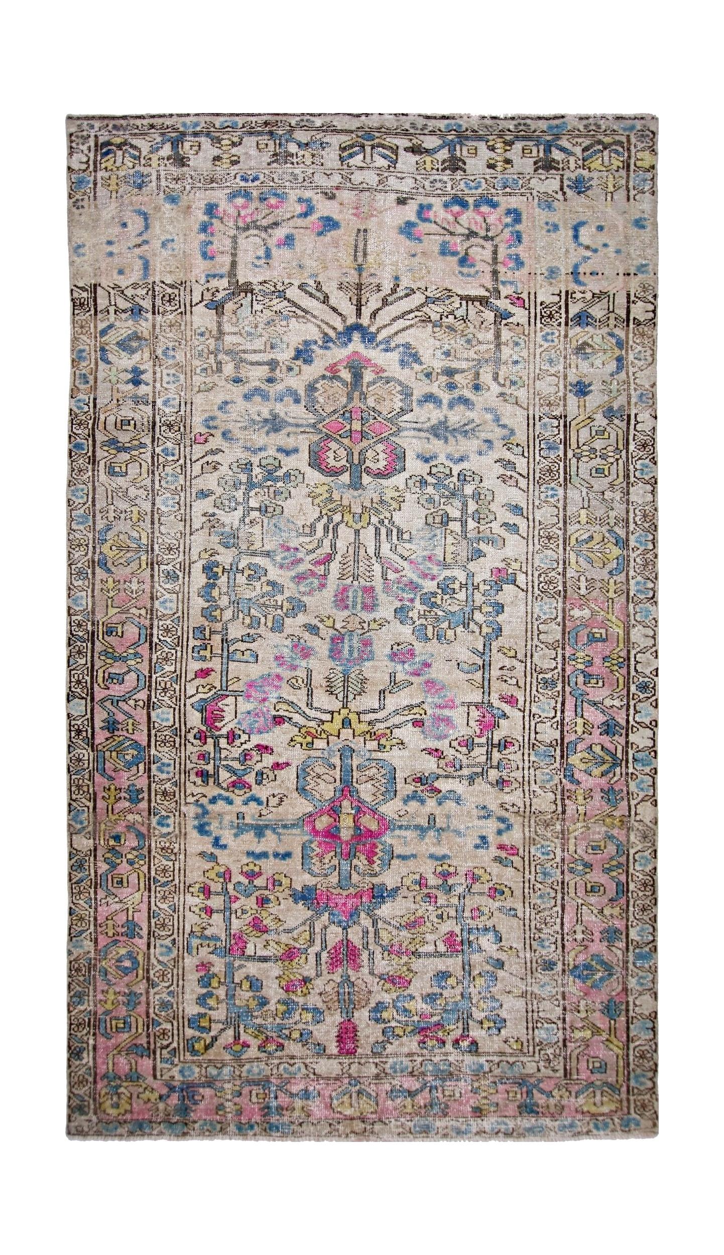 Vintage Persian Hamadan Rug