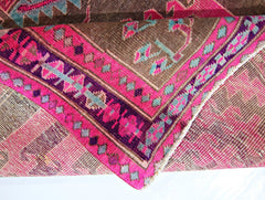 Handmade Vintage Persian Rug | 283 x 128 cm | 9'3" x 4'2" - Najaf Rugs & Textile