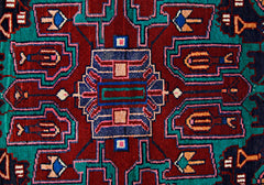 Handmade Vintage Persian Nahavand Rug | 283 x 159 cm | 9'3" x 5'3" - Najaf Rugs & Textile