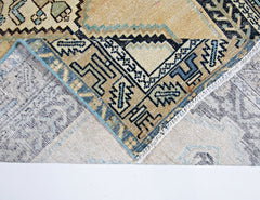 Handmade Vintage Persian Hallway Runner | 197 x 98 cm | 6'6" x 3'2" - Najaf Rugs & Textile