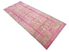 Handmade Vintage Persian Hallway Runner | 293 x 110 cm | 9'8" x 3'7" - Najaf Rugs & Textile