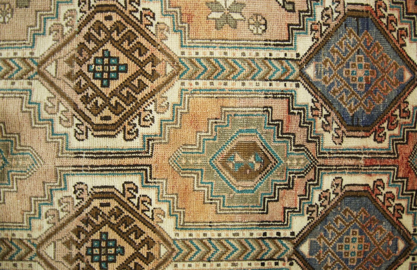 Handmade Vintage Persian Hallway Runner | 295 x 101 cm | 9'8" x 3'4" - Najaf Rugs & Textile
