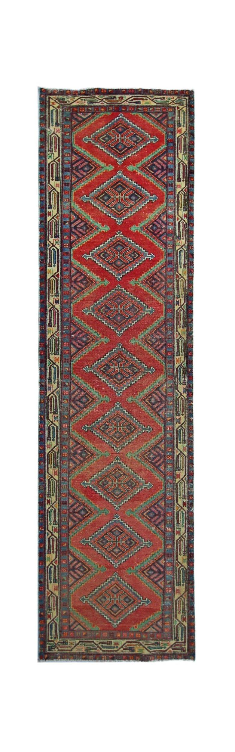 Vintage Persian Hamadan Runner