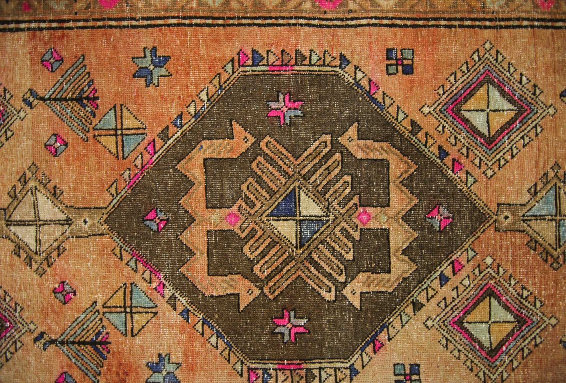 Handmade Vintage Persian Hallway Runner | 336 x 109 cm | 11' x 3'7" - Najaf Rugs & Textile