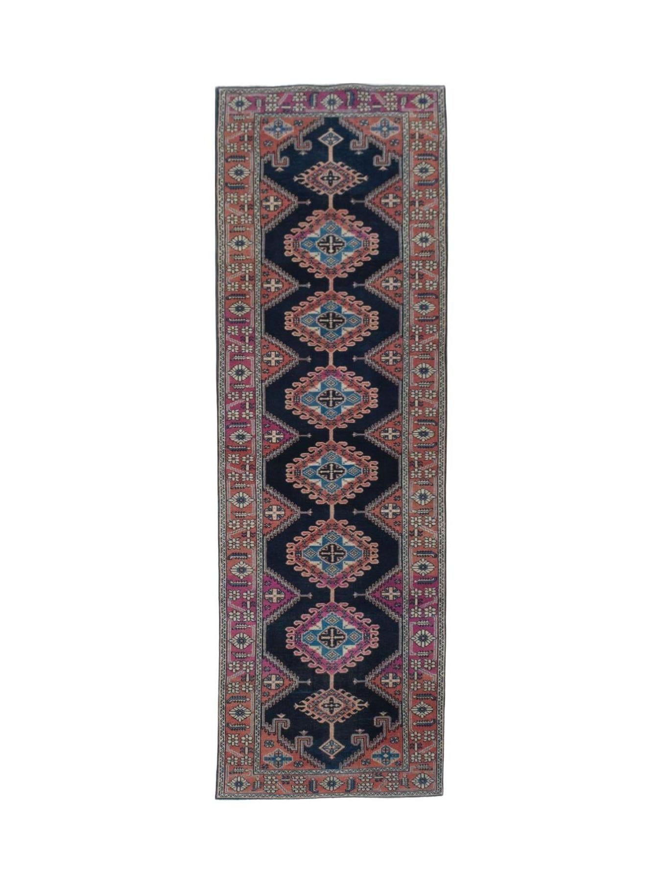 Vintage Persian Hamadan Runner