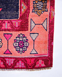 Handmade Vintage Persian Hallway Runner | 390 x 147 cm | 12'10" x 4'10" - Najaf Rugs & Textile