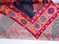 Handmade Vintage Persian Hallway Runner | 390 x 147 cm | 12'10" x 4'10" - Najaf Rugs & Textile
