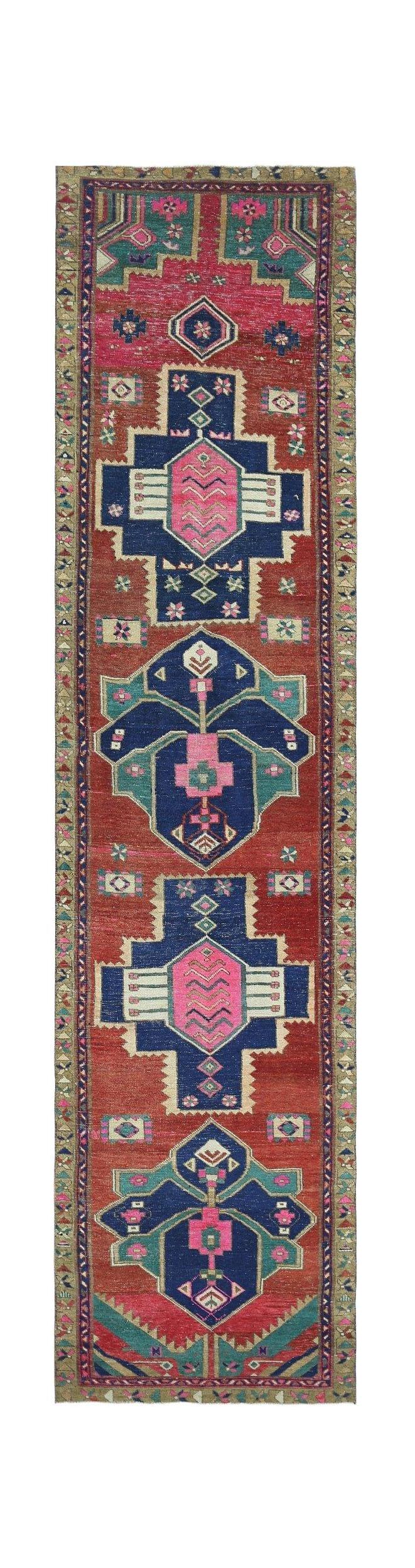 Vintage Persian Hamadan Runner