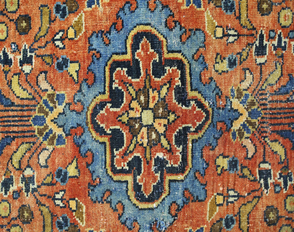 Vintage Persian Heriz Rug