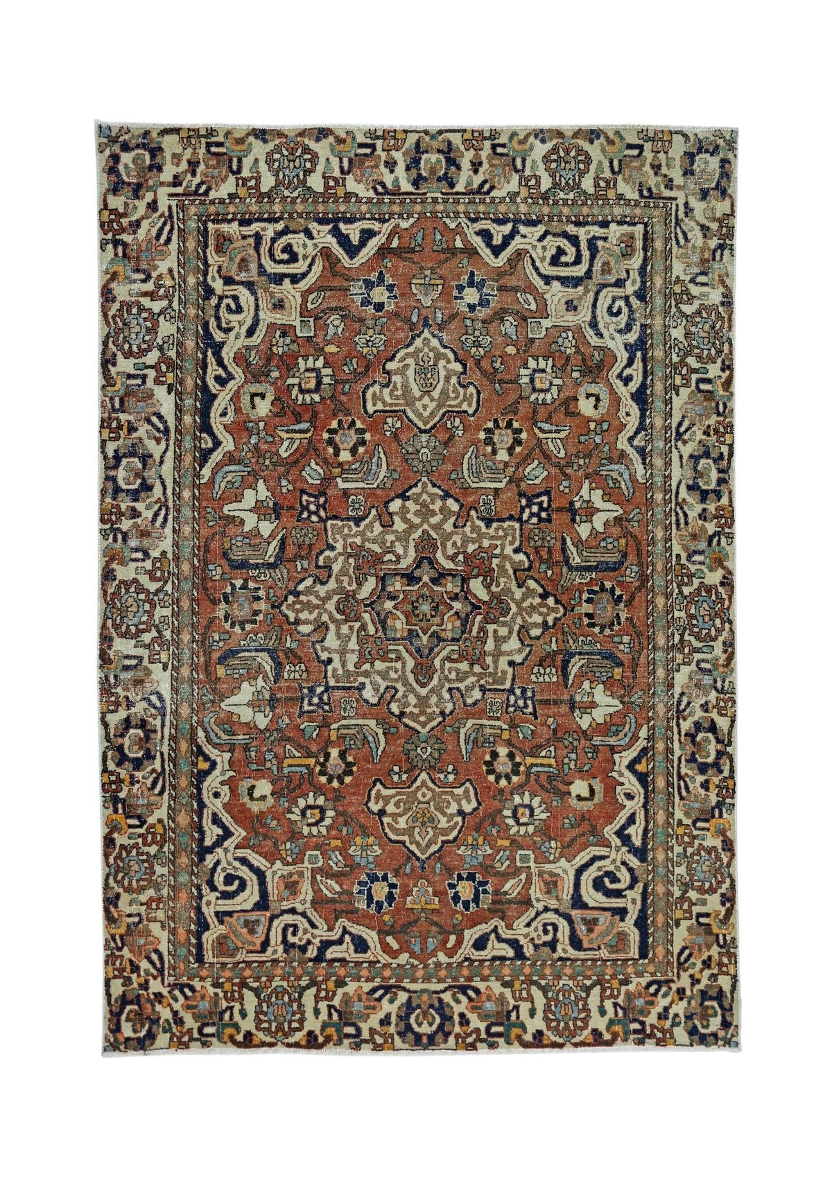 Vintage Persian Heriz Rug