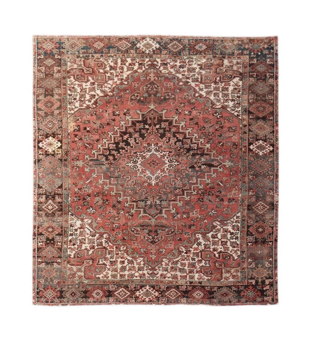 Vintage Persian Heriz Rug