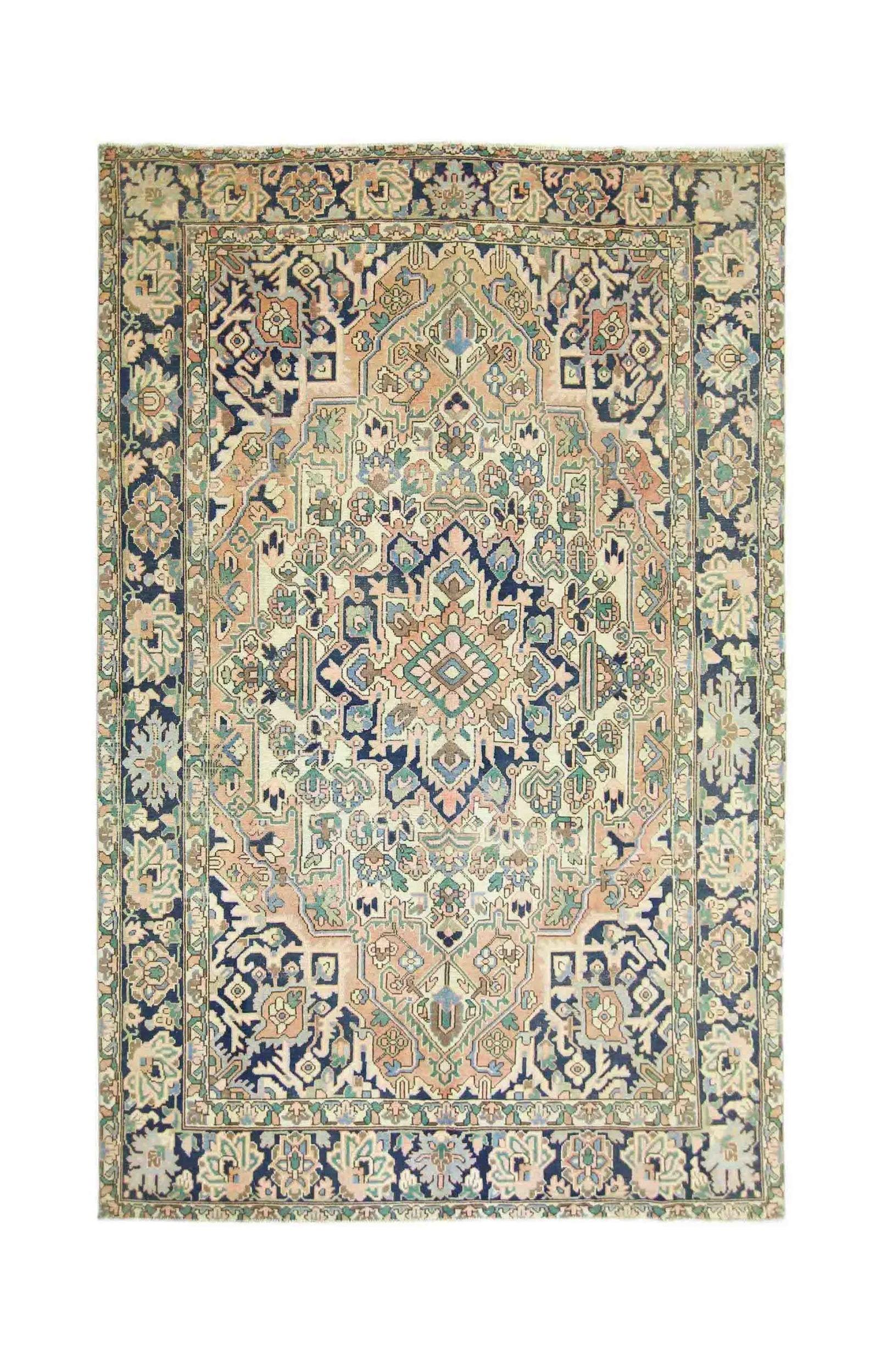 Vintage Persian Heriz Rug