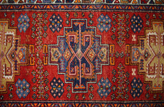 Handmade Vintage Persian Hallway Runner | 286 x 95 cm | 9'5" x 3'1" - Najaf Rugs & Textile