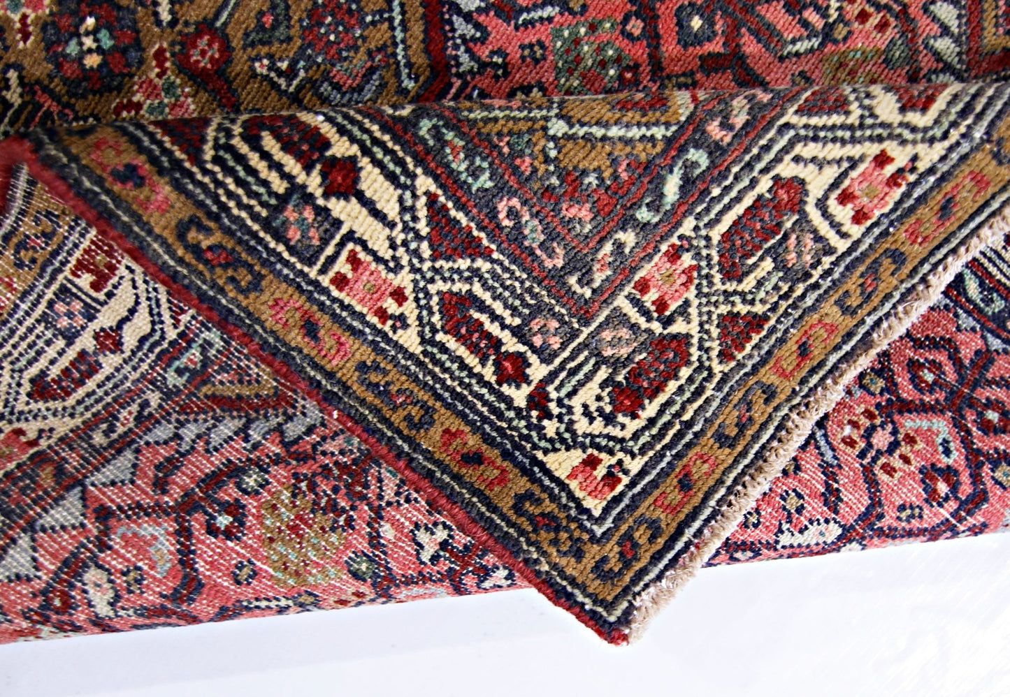 Handmade Vintage Persian Rug | 125 x 76 cm | 4'1" x 2'6" - Najaf Rugs & Textile