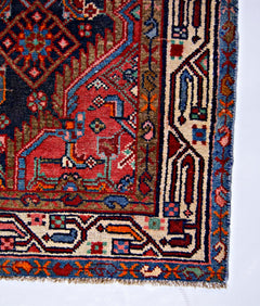 Handmade Vintage Persian Hossainabad Rug | 159 x 98 cm | 5'3" x 3'3" - Najaf Rugs & Textile