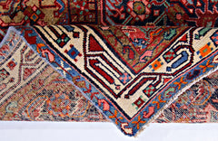 Handmade Vintage Persian Hossainabad Rug | 159 x 98 cm | 5'3" x 3'3" - Najaf Rugs & Textile