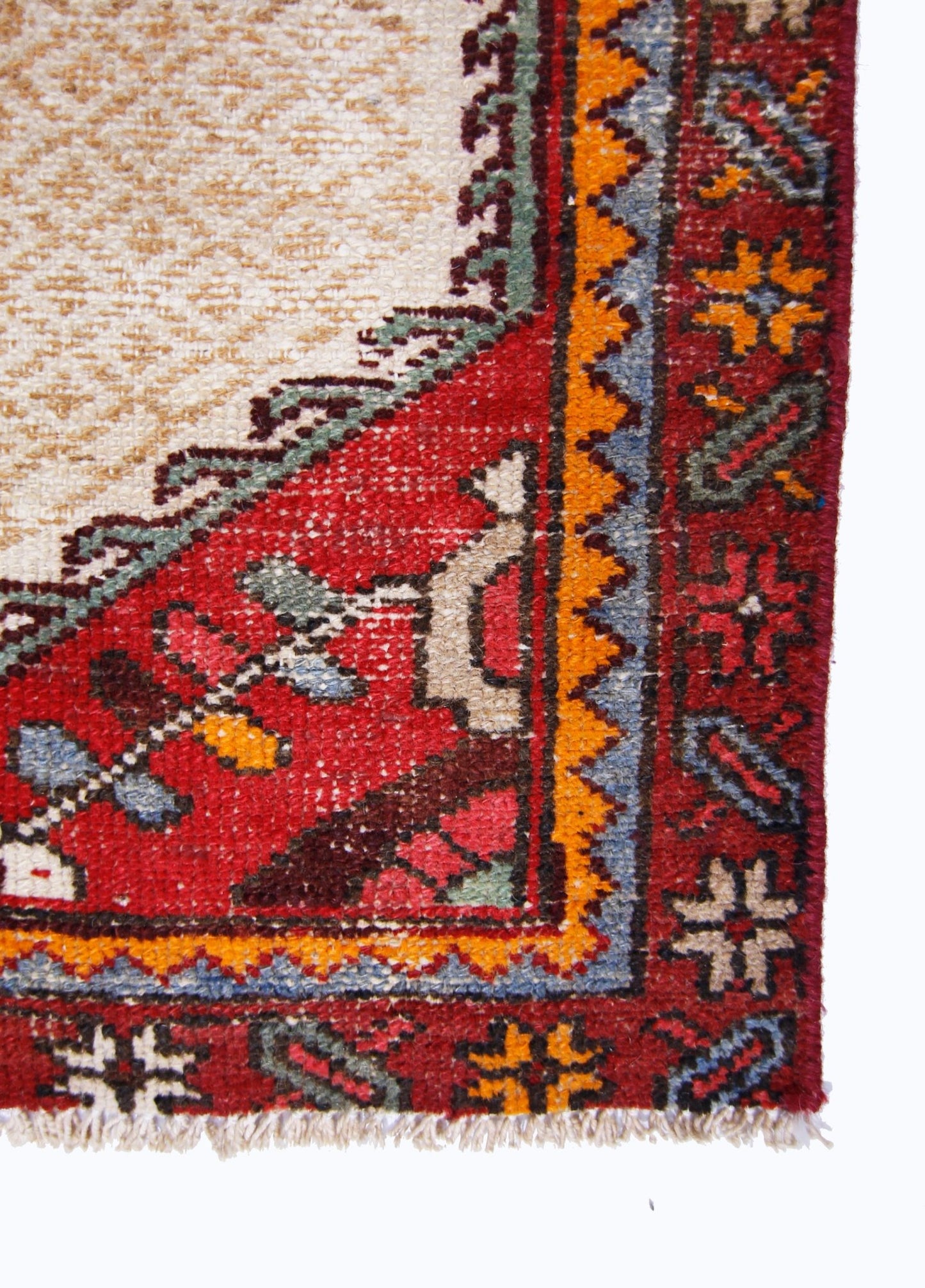 Handmade Vintage Persian Rug | 176 x 86 cm | 5'9"x 2'10" - Najaf Rugs & Textile