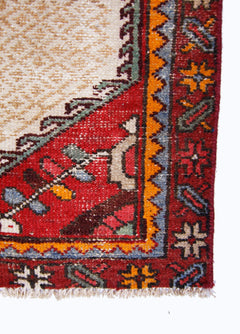 Handmade Vintage Persian Rug | 176 x 86 cm | 5'9"x 2'10" - Najaf Rugs & Textile