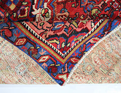 Handmade Vintage Persian Hossainabad Rug | 193 x 122 cm | 6'4" x 4' - Najaf Rugs & Textile