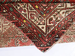 Handmade Vintage Persian Hossainabad Rug | 193 x 136 cm | 6'4" x 4'6" - Najaf Rugs & Textile