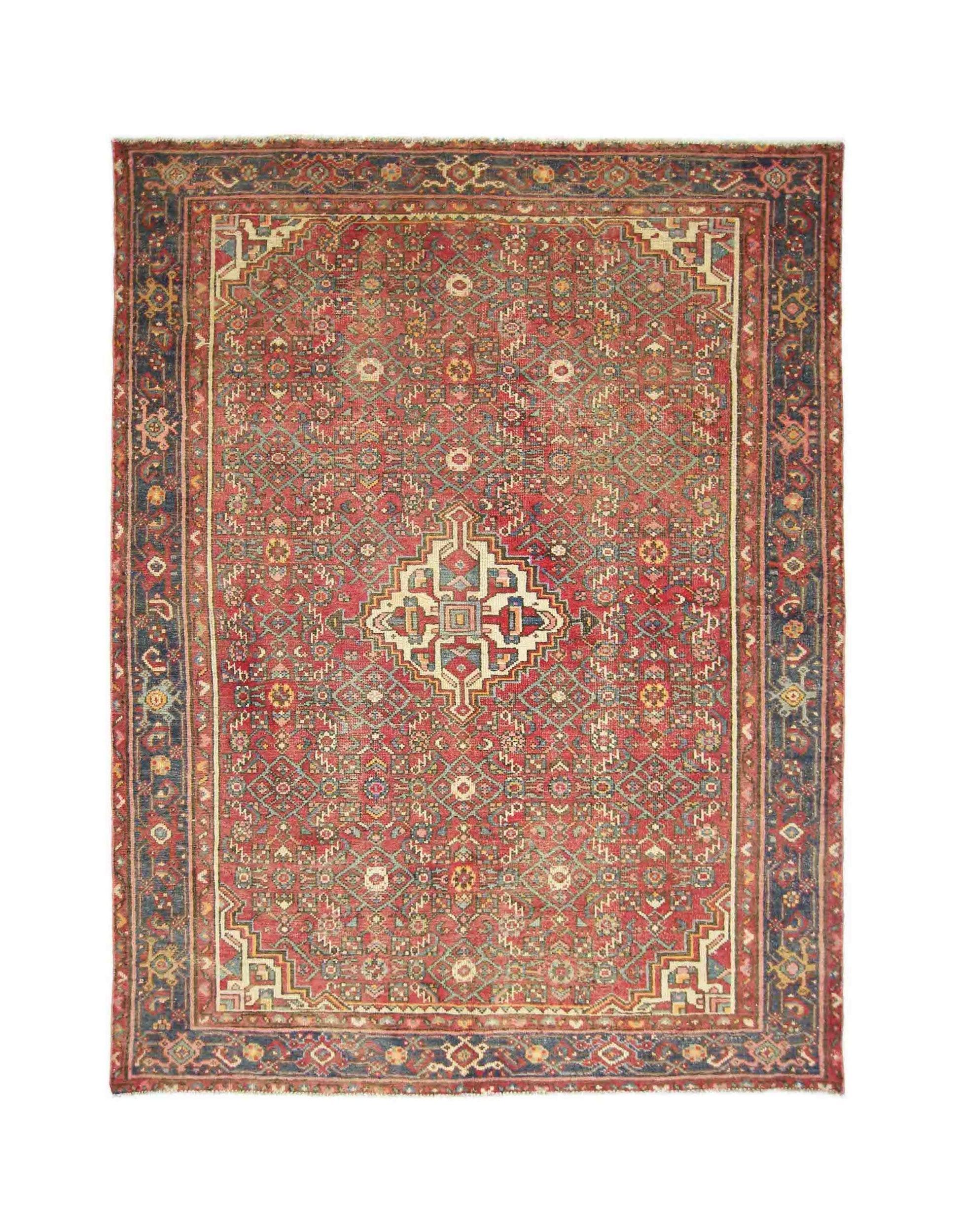 Vintage Persian Hossainabad Rug