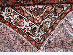 Handmade Vintage Persian Hossainabad Rug | 292 x 200 cm | 9'7" x 6'7" - Najaf Rugs & Textile