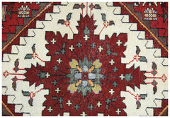 Handmade Vintage Persian Nahavand Rug | 333 x 240 cm | 10'11" x 7'10" - Najaf Rugs & Textile