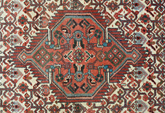 Handmade Vintage Persian Hallway Runner | 185 x 72 cm | 6'1" x 2'5" - Najaf Rugs & Textile