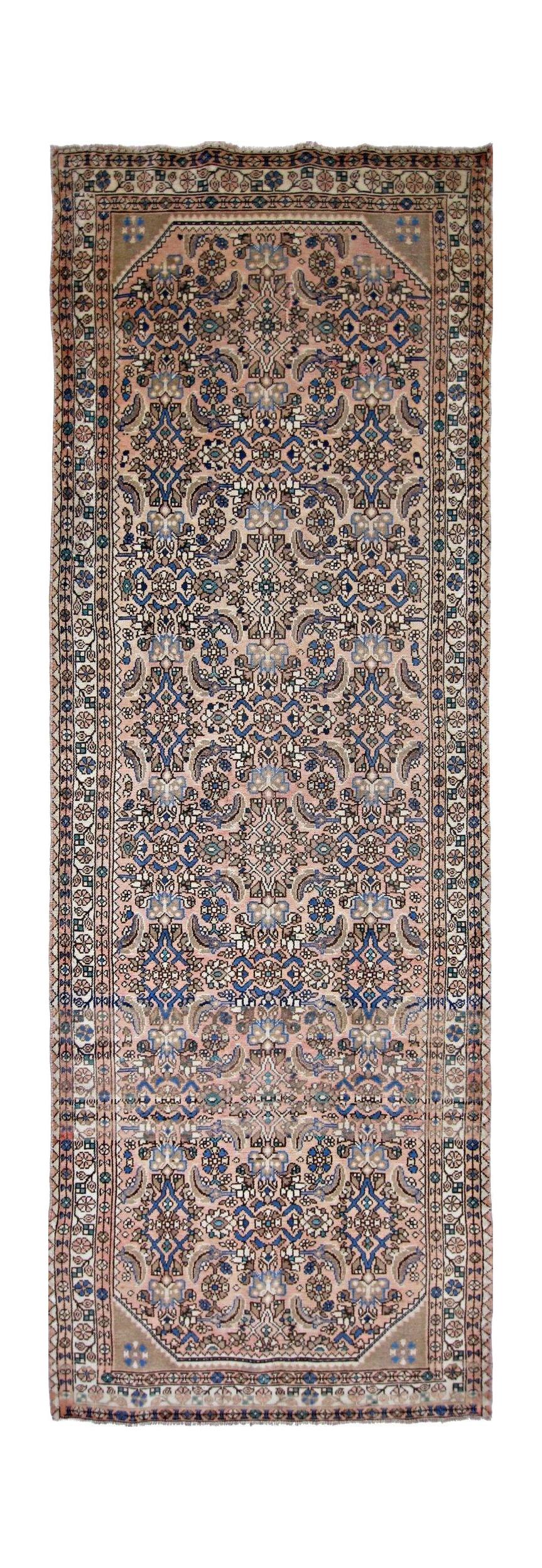 Vintage Persian Hossainabad Runner