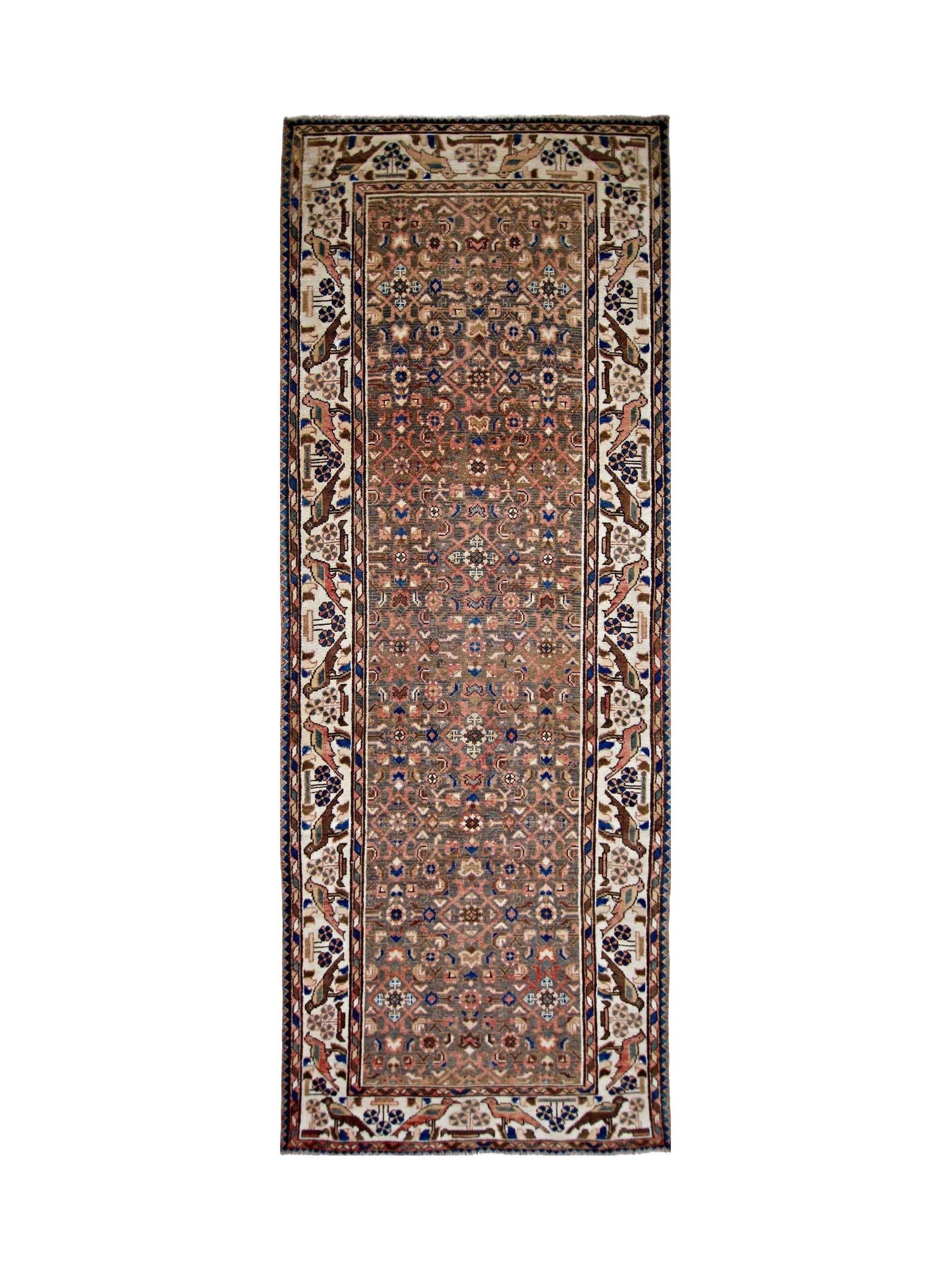 Vintage Persian Hossainabad Runner