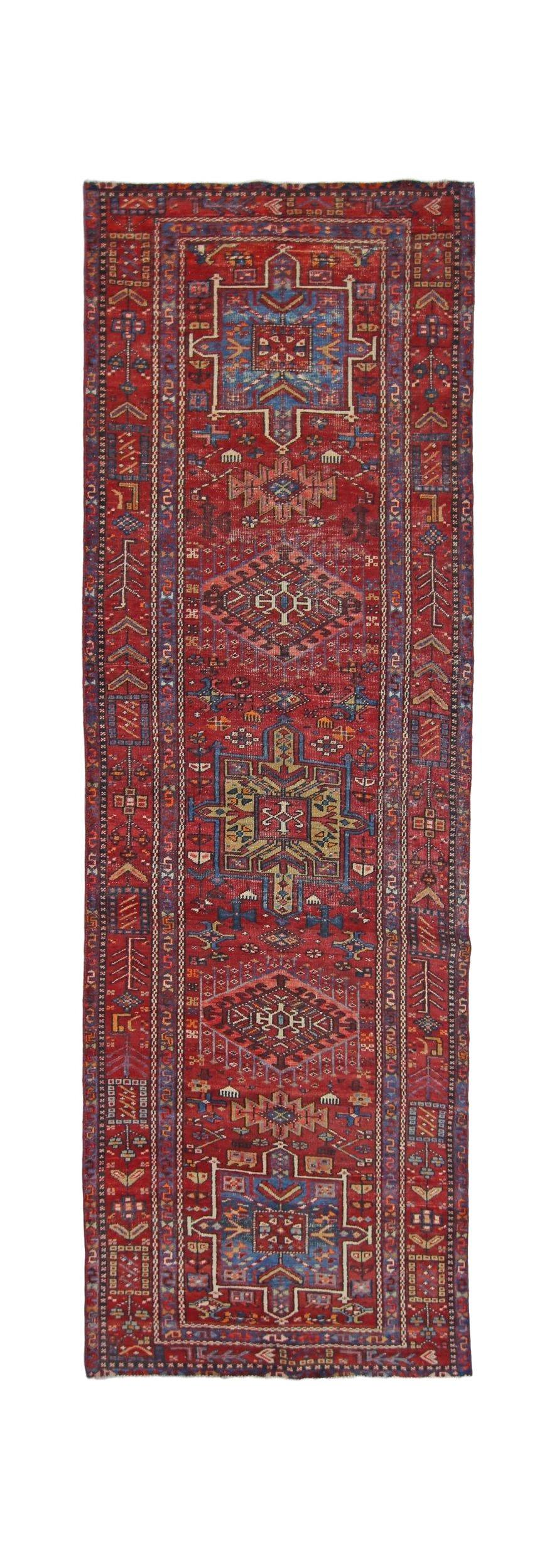 Vintage Persian Karaja Runner