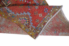Handmade Vintage Persian Karaja Hallway Runner | 360 x 96 cm | 11'10" x 3'2" - Najaf Rugs & Textile