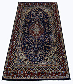 Handmade Vintage Persian Rug | 130 x 77 cm | 4'3" x 2'6" - Najaf Rugs & Textile