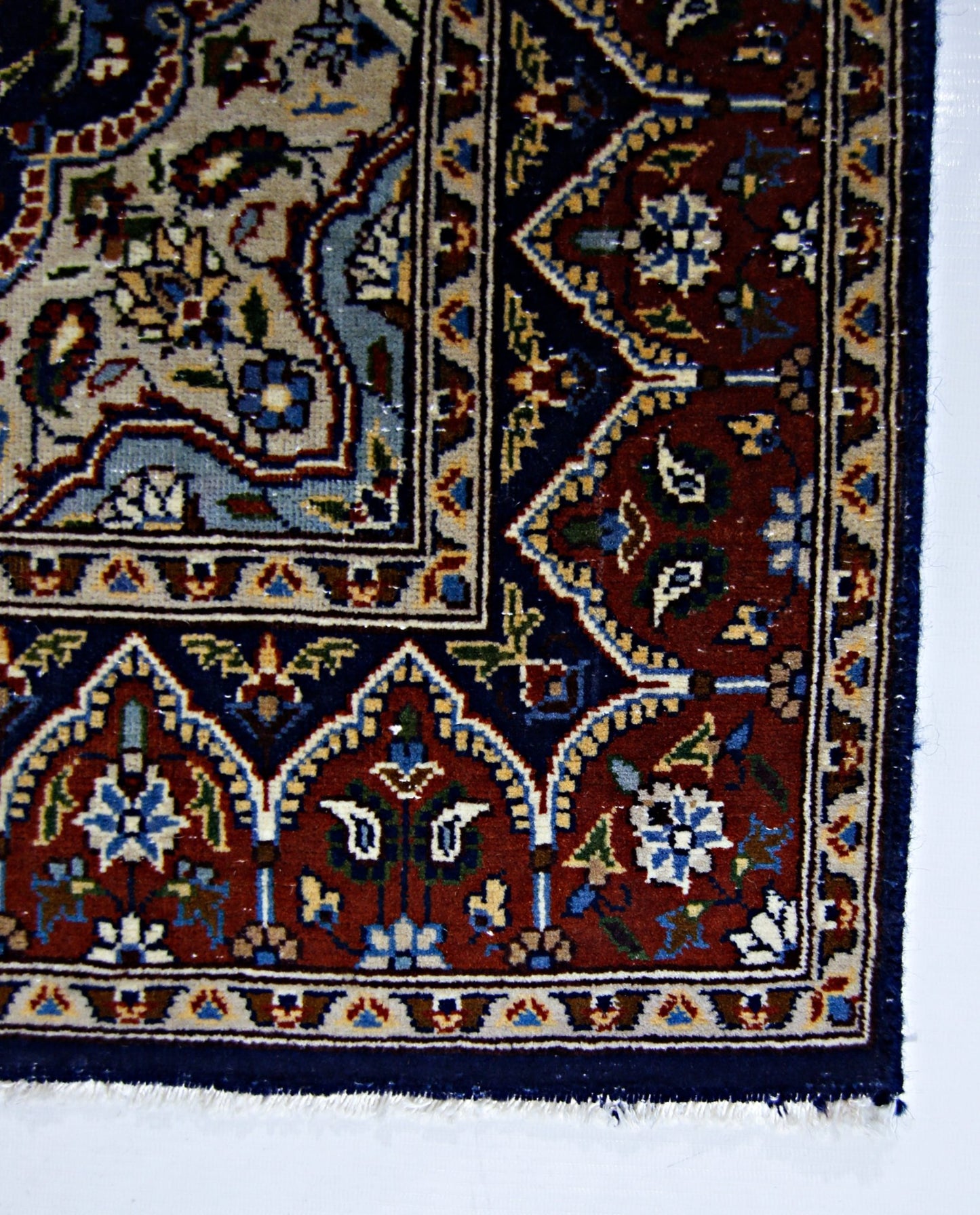 Handmade Vintage Persian Rug | 130 x 77 cm | 4'3" x 2'6" - Najaf Rugs & Textile
