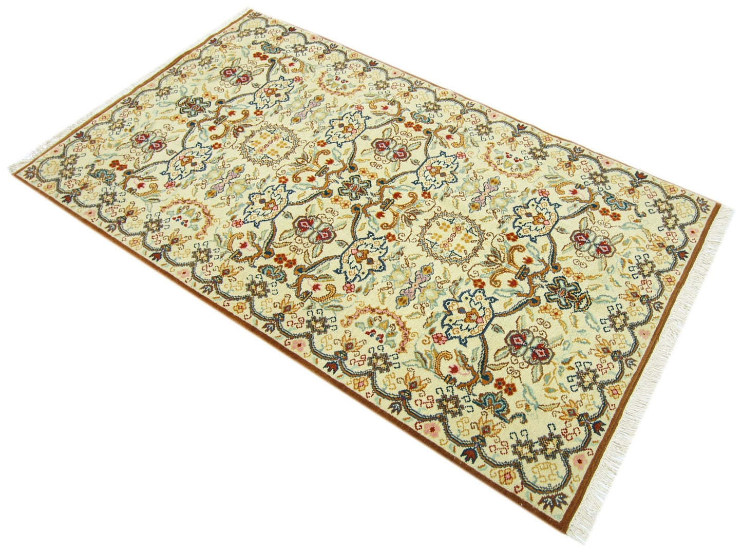 Handmade Vintage Persian Rug | 154 x 88 cm | 5'1" x 2'11" - Najaf Rugs & Textile