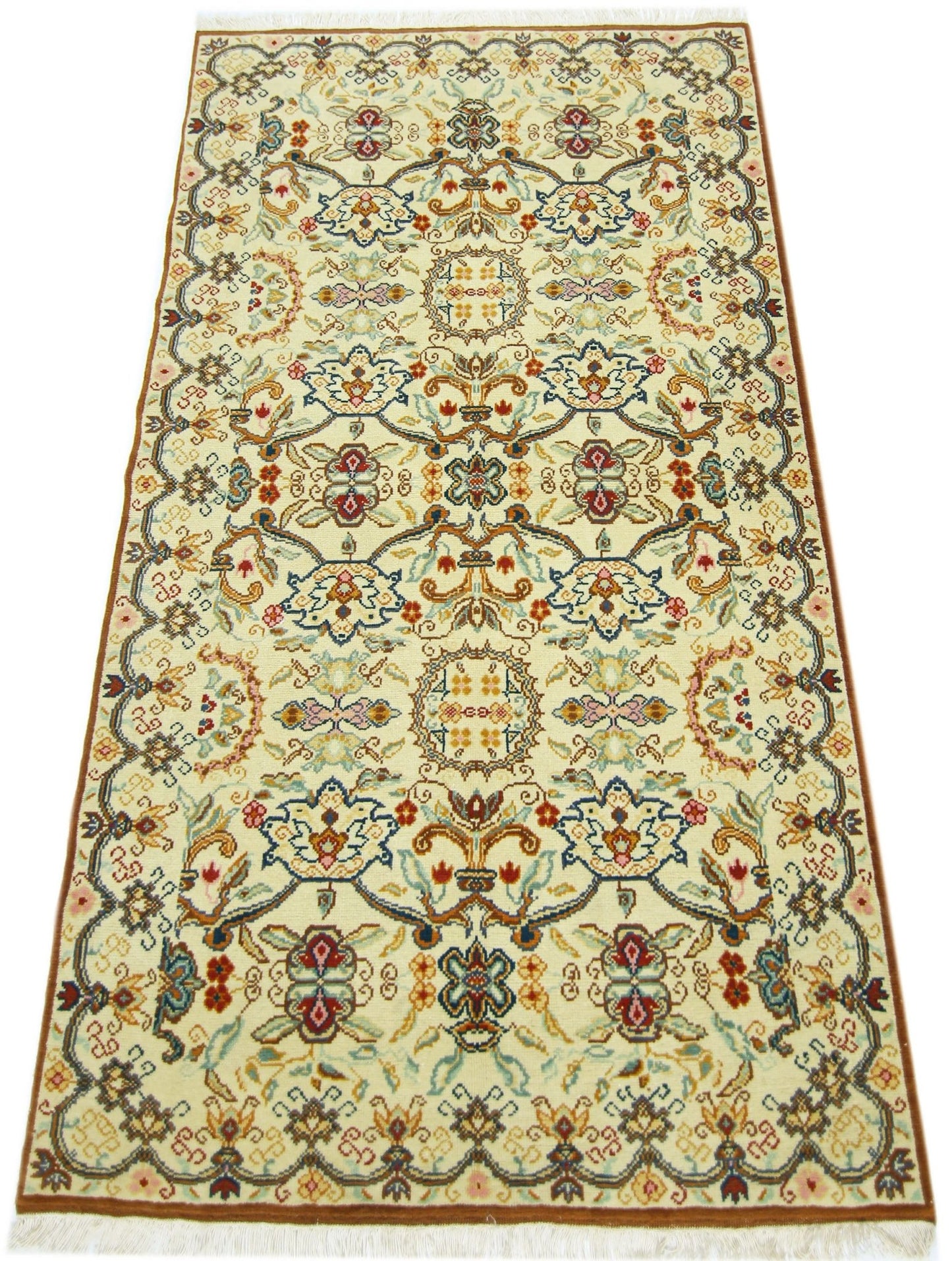Handmade Vintage Persian Rug | 154 x 88 cm | 5'1" x 2'11" - Najaf Rugs & Textile