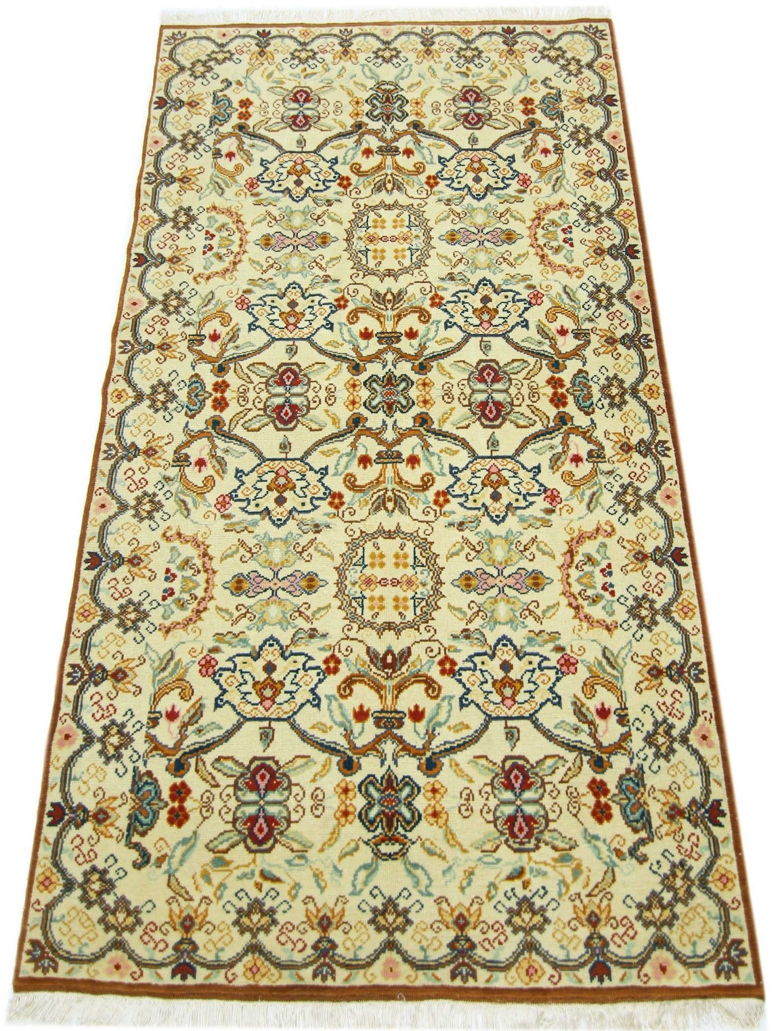 Handmade Vintage Persian Rug | 154 x 88 cm | 5'1" x 2'11" - Najaf Rugs & Textile