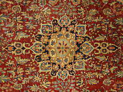 Handmade Vintage Persian Kashan Rug | 319 x 209 cm | 10'6" x 6'10" - Najaf Rugs & Textile