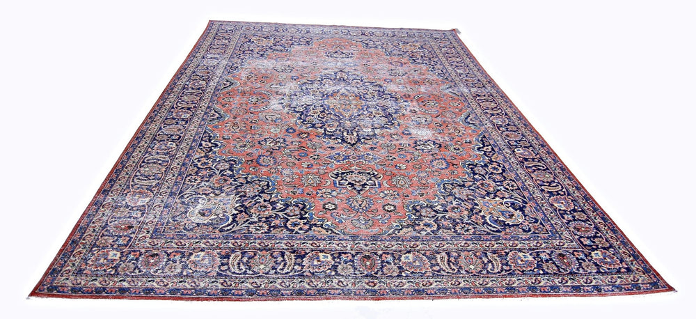 Vintage Persian Kashan Rug