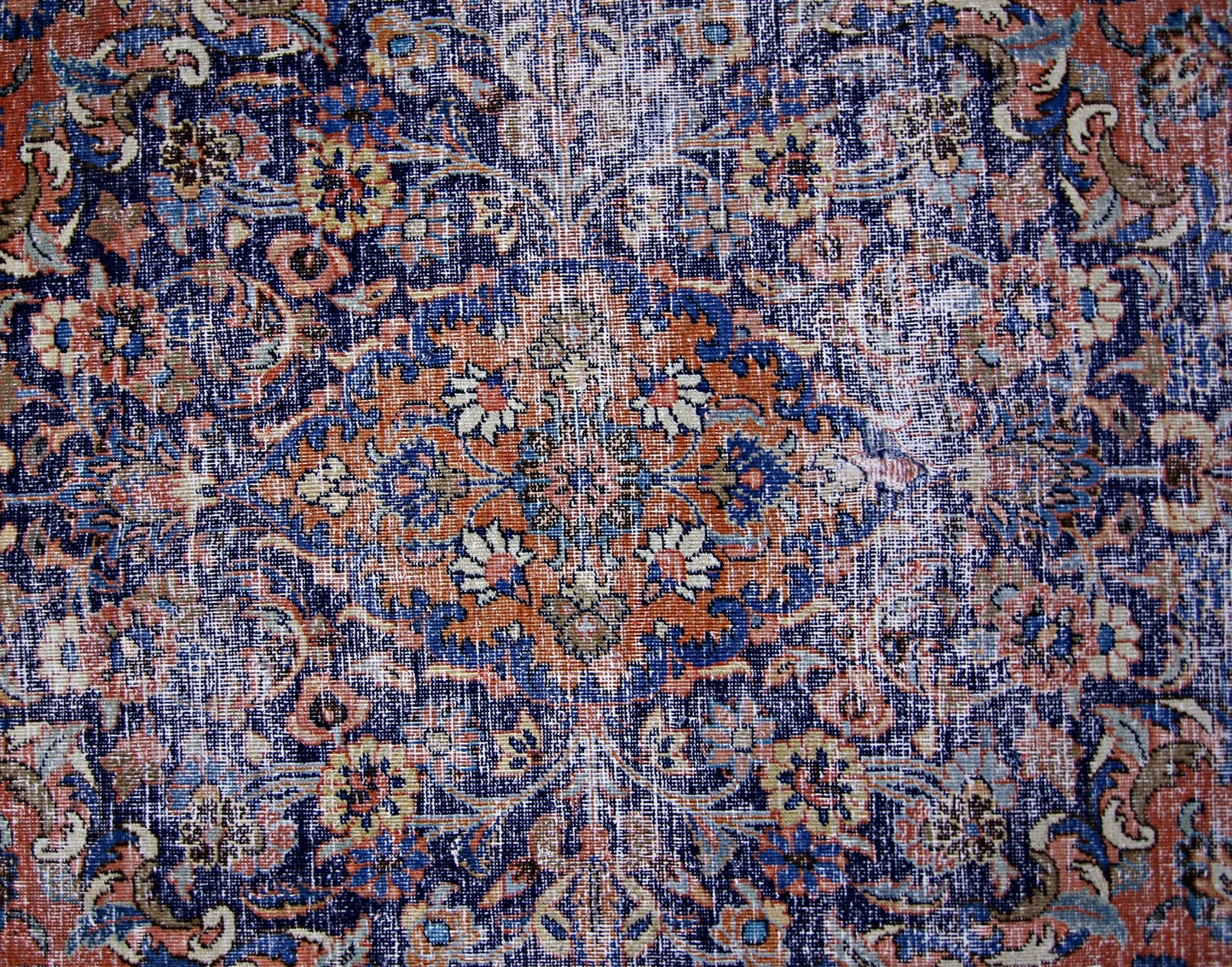 Handmade Vintage Persian Kerman Rug | 344 x 255 cm | 11'4" x 8'4" - Najaf Rugs & Textile