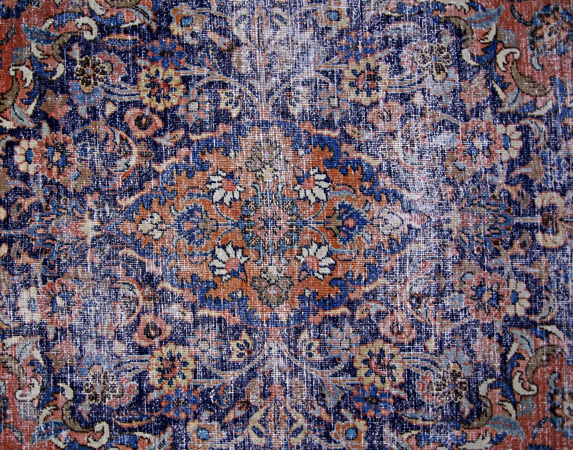 Handmade Vintage Persian Kerman Rug | 344 x 255 cm | 11'4" x 8'4" - Najaf Rugs & Textile