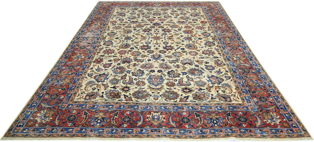 Vintage Persian Kashan Rug